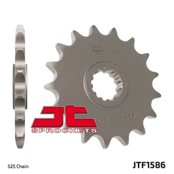 Le pignon avant standard de JT Sprock's Steel 1586 - 525 JTF1586.17