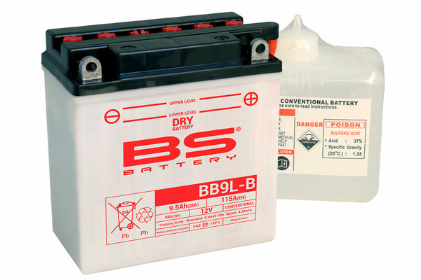 BS Battery High Performance with Acid Pack - BB9L-B 