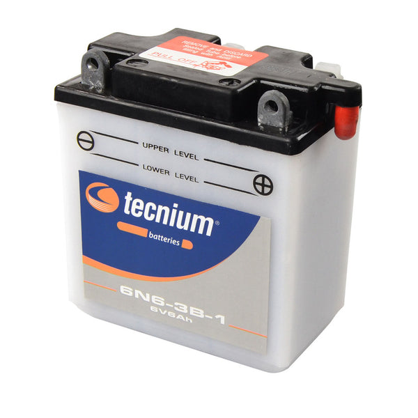 TECNIUM BATTERY CONVENTAL WITH ACID Pack-6N6-3B-1 830519