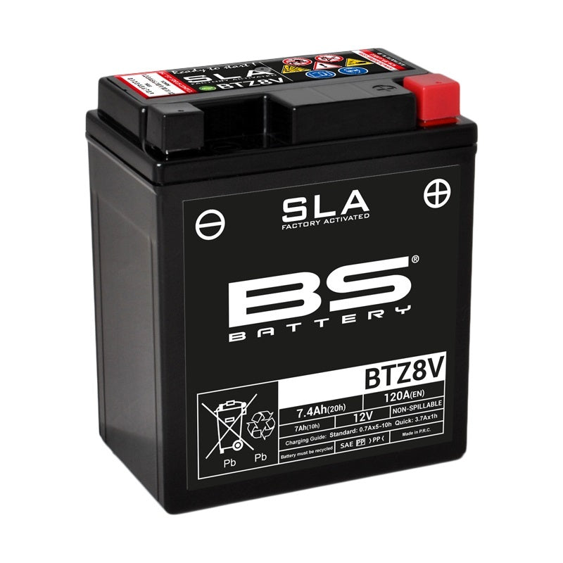 BS Battery SLA Battery Maintenance Free Factory Activé - BTZ8V