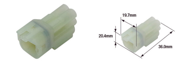 Connecteur féminin Tourmax imperméable 090 (FRSH) -4-POLE-ETP-107