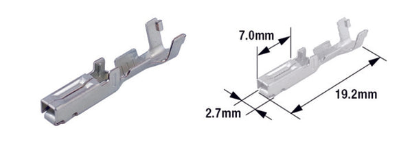 Tourmax Femed Terminal Pin Type 070 (Fry) -brass-ETP-73