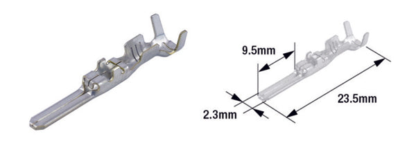 Tourmax Type de broche de borne mâle 090 (FRS & FRSH) -BRASS-50-PACK-ETP-42
