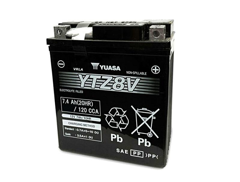 Yuasa W / C Entretien de la batterie Activé d'usine gratuite - YTZ8V