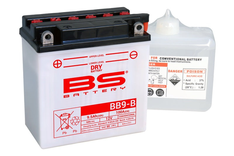 Bs batterie de batterie haute performance avec pack d'acide - BB9 -B