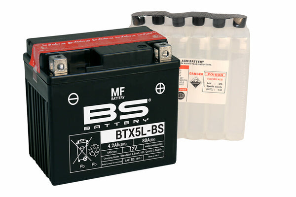 BSTENANCE BS ENTRETIEN-BATTERIE EN POULAGE ACIDE - BTX5L -B