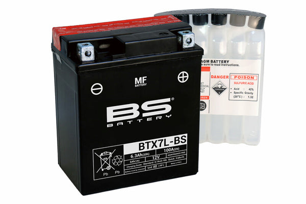 BSTENANCE BS ENTRETIEN-BATTERIE EN ENTRACTEMENT ACIDE - BTX7L -B