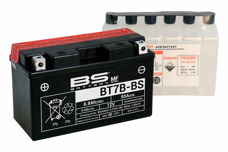 Entretien de la batterie de la batterie BS Gratuit avec un pack d'acide - BT7B -B