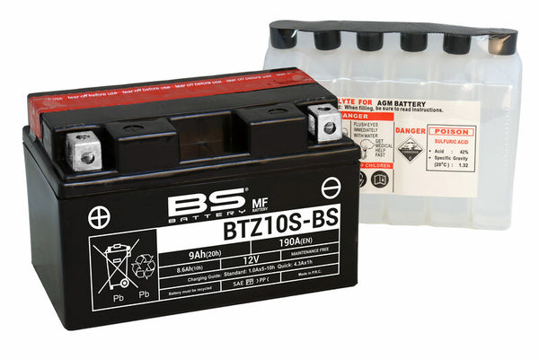 BSTENANCE BS ENTRETIEN-BATTERIE EN POULAGE ACIDE - BTZ10S -B