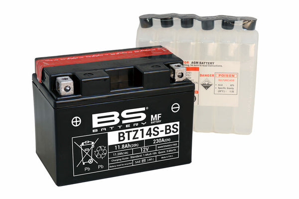 BSTENANCE BS ENTRETIEN-BATTERIE EN PACK ACIDE - BTZ14S -B