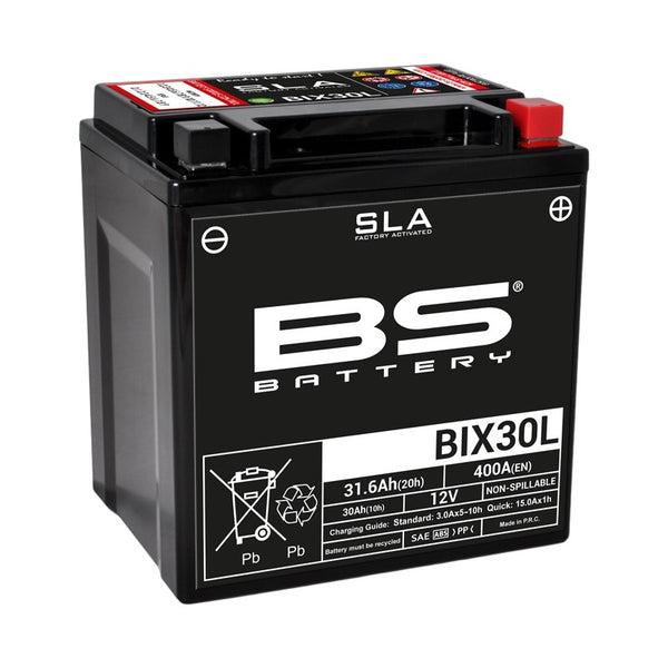 BS Battery Maintenance-free Factory Activated - BIX30L 