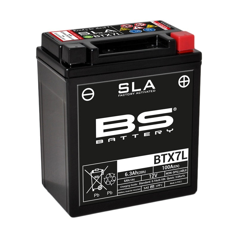 BS BATTERIE SLA ENTRETIEN ENTREPRISE GRATUITE Activé de l'usine - BTX7L