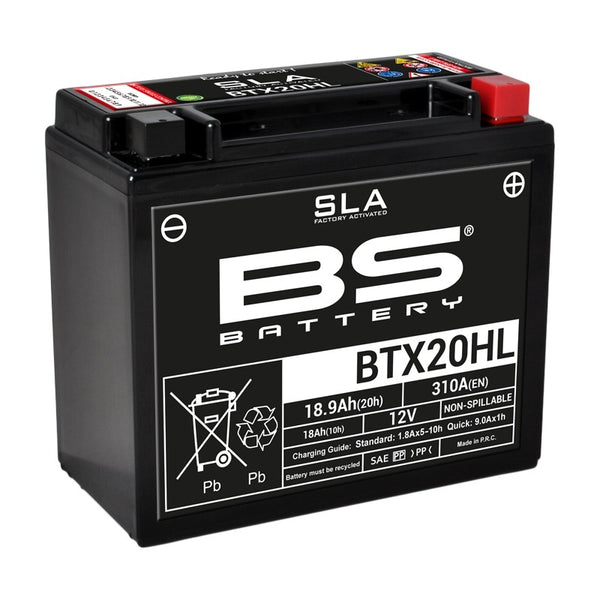 BS Battery SLA Battery Maintenance-Factory Activé de l'usine - BTX20HL