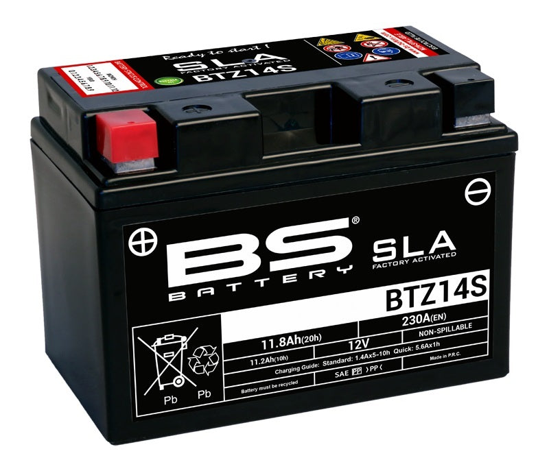 BS Battery SLA Battery Maintenance Free Factory Activé - BTZ14S