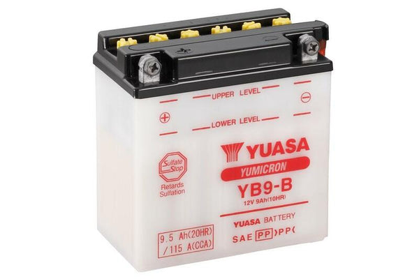 Yuasa Batterie conventionnelle avec emballage acide - YB9 -B