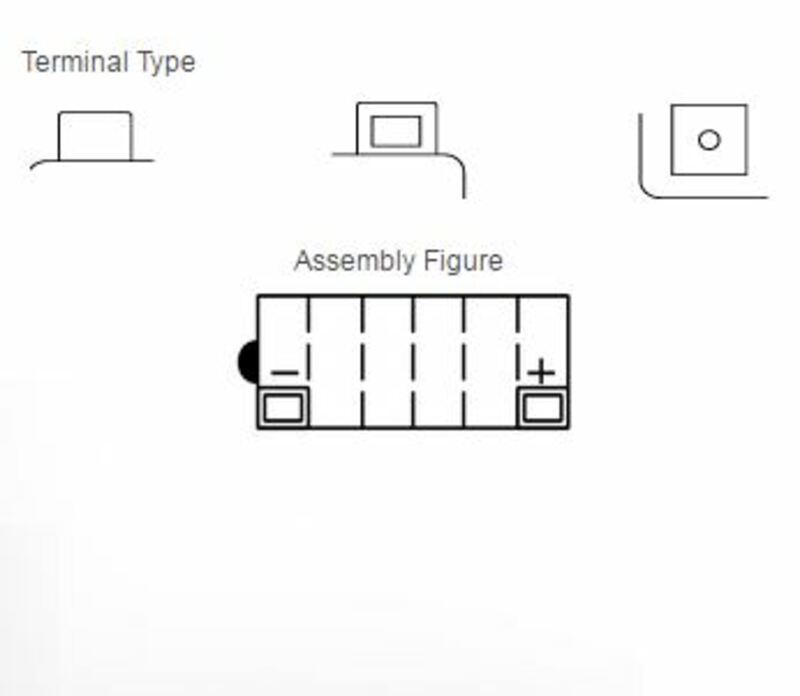 Yuasa Batterie conventionnelle sans packages acides - 12N14-3A