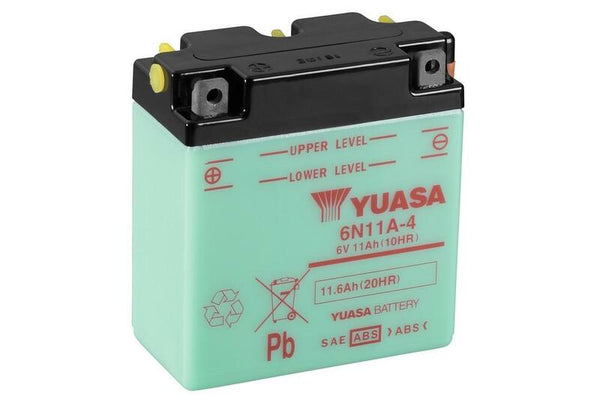 Yuasa Batterie conventionnelle sans packages acides - 6N11A -4