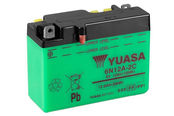 Yuasa Batterie conventionnelle sans packages d'acide-6N12A-2C / B54-6