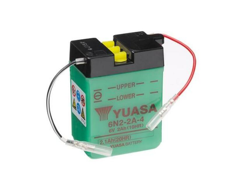 Yuasa Battery Conventional Without Acid Pack-6N2-2A-4