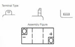 Yuasa Battery Conventional sans acide Pack - B38-6A