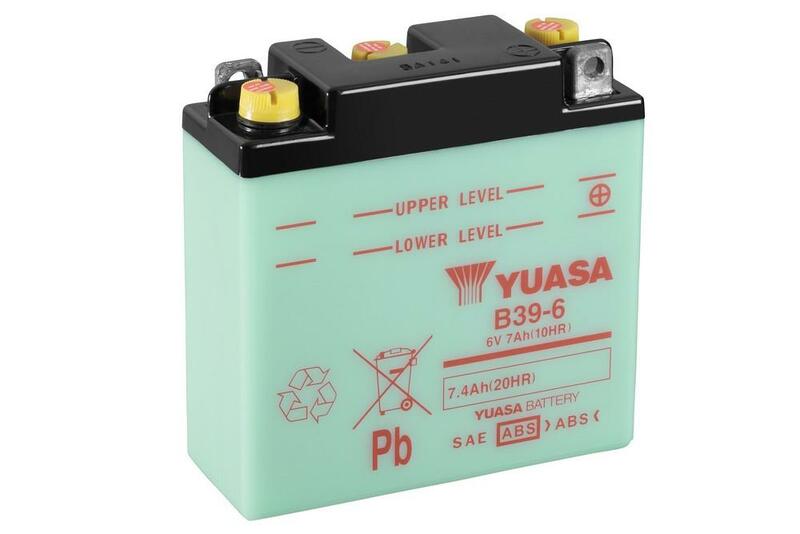 Yuasa Battery Conventional Without Acid Pack - B39-6