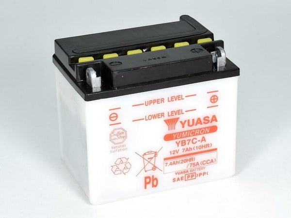 Yuasa Batterie conventionnelle sans packs d'acide - YB7C -A