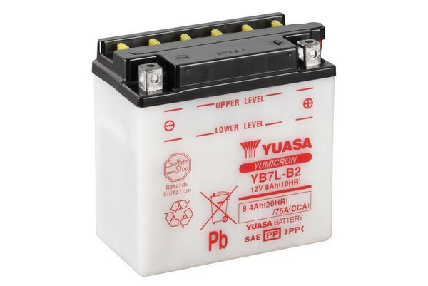 Yuasa Batterie conventionnelle sans emballage acide - YB7L -B2
