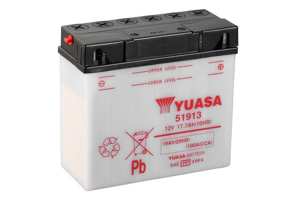 Yuasa Batterie conventionnelle sans packages acides - 51913