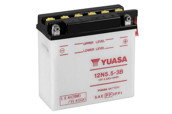 Yuasa Batterie conventionnelle sans packages acides - 12N5.5-3B