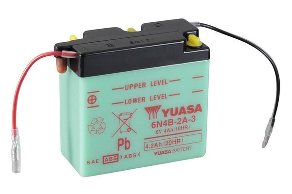 Yuasa Batterie conventionnelle sans packages acides-6N4B-2-3