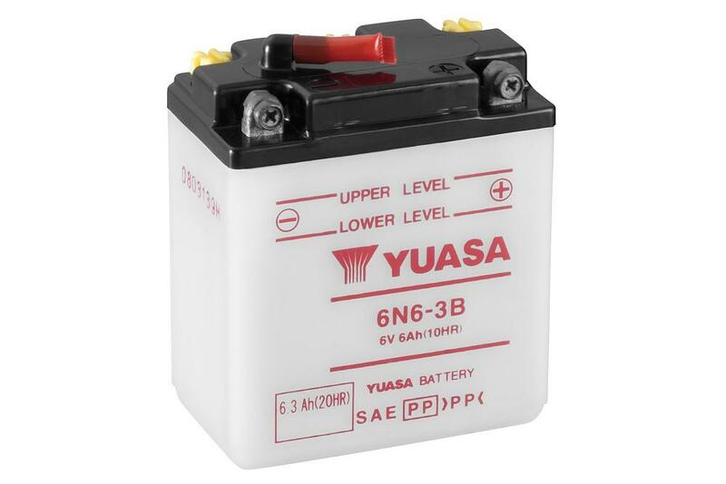 Yuasa Battery Conventional sans pack d'acide - 6N6-3B