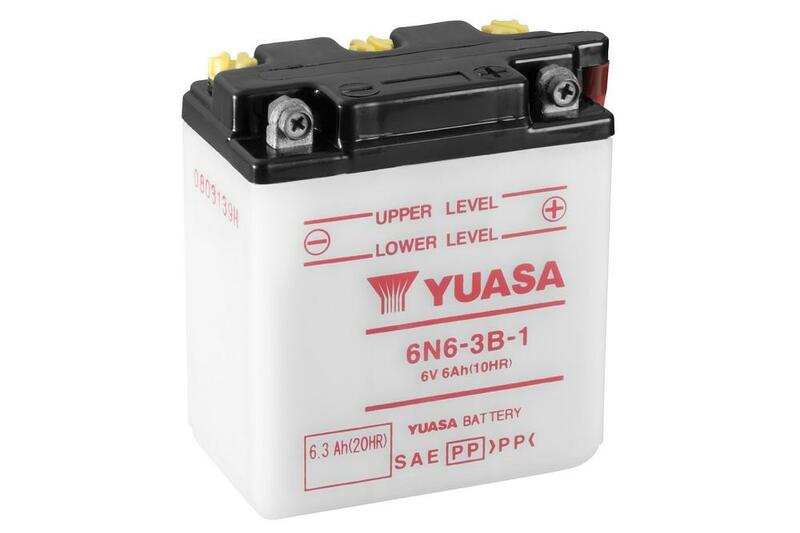 Yuasa Battery Conventional Without Acid Pack-6N6-3B-1