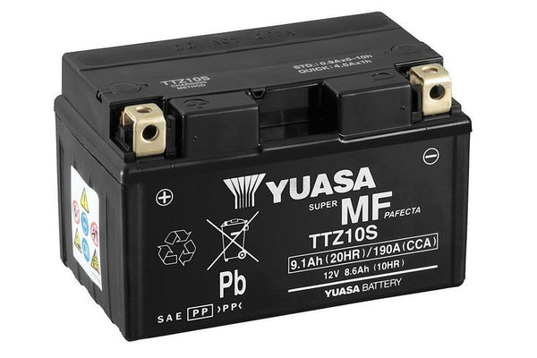 Yuasa Maintenance - Batterie libre avec package acide - TTZ10S
