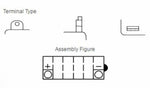 Yuasa Battery Conventional sans acide Pack - YB12A -B