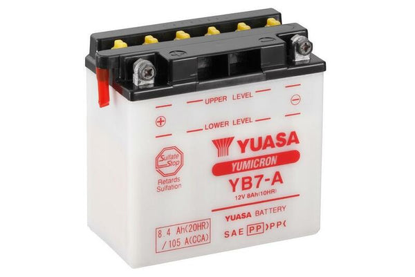 Yuasa Batterie conventionnelle sans packs d'acide - YB7 -A