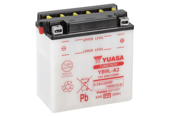 Yuasa Batterie conventionnelle sans emballage acide - YB9L -A2