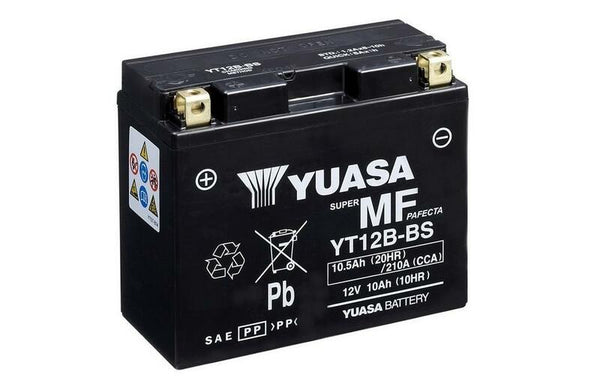 Yuasa Maintenance - Batterie libre avec package acide - YT12B -B