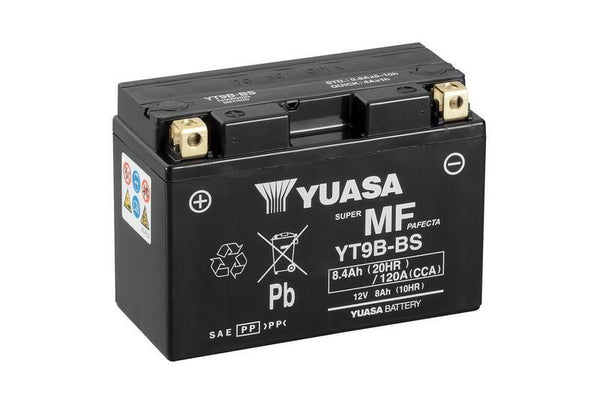 Yuasa Maintenance - Batterie libre avec package acide - YT9B -B