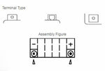 Entretien de la batterie Yuasa Gratuit avec pack d'acide - YTX14L -B