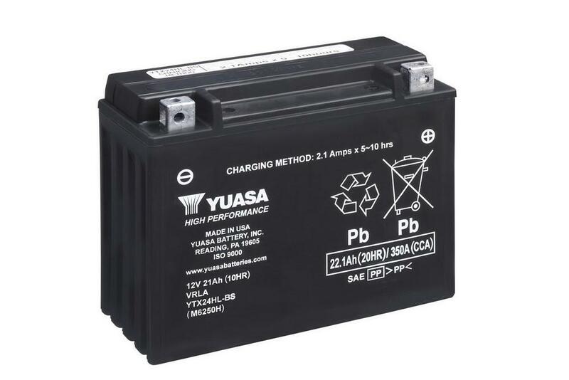 Entretien de la batterie Yuasa Gratuit avec pack d'acide - YTX24HL -B