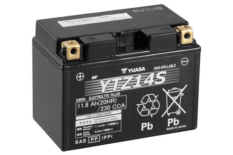 Yuasa maintenance -free factory -enabled battery - YTZ14S