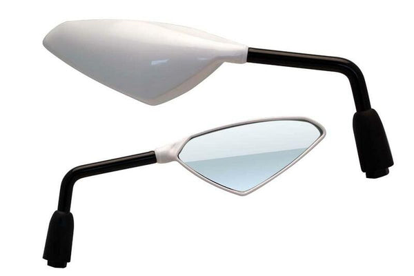 V Parts Miroir de vent Universal M10 / 125 - blanc (paire) E778BL