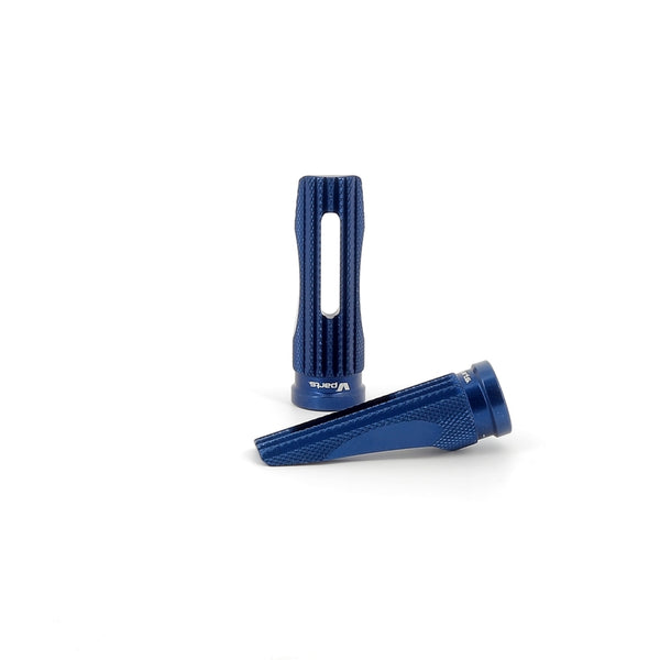 V Parts Pro 2 Foot Pegs bleu 0500900.ng30