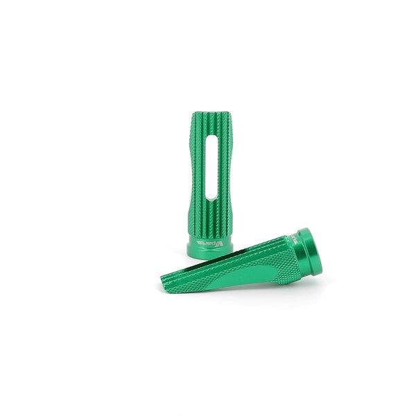 V Parts Pro 2 Foot Pegs Green 0500900.NG50