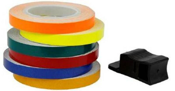 V Pièces Decal de jante - 6 m x 7 mm - Rouge - P9C990011B