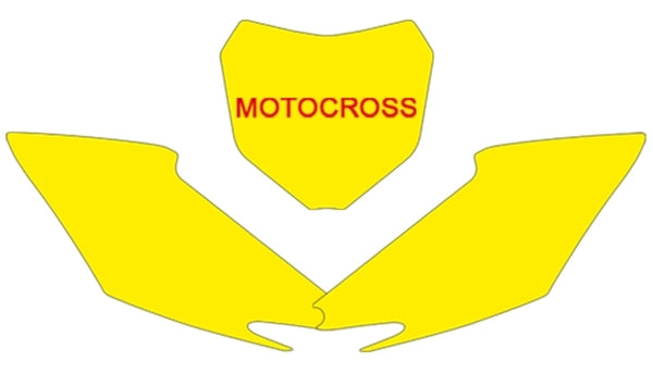 Blackbird Plate Stickers Red Honda CRF250R / 450R 3138/000009