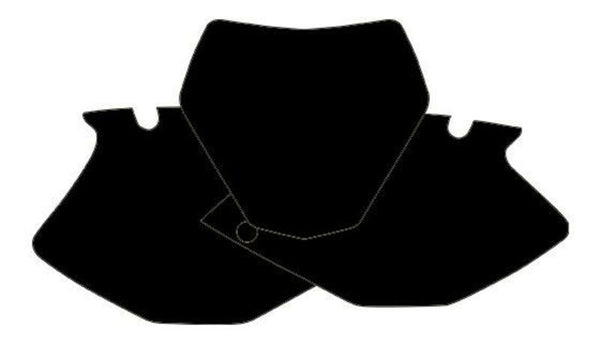 Autocollants de plaque noire noire yamaha yzf250 3219/000006