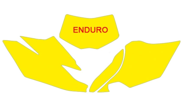 Blackbird plaque autocollants Green Yamaha WR450F 3221/000008