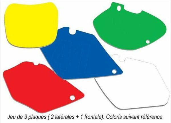 Blackbird Plate Stickers Yellow Yamaha YZ125/250 3224/000004