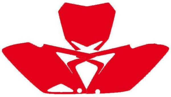 Autocollants de plaque noire rouge Suzuki RM-Z250 3318/000009